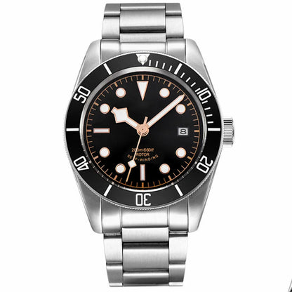 Luxury Customizable Logo Waterproof Japan nh35 Automatic Mechanical Wristwatch Full Steel Sapphire Men Watch Dress Male Clock