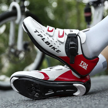 Professional Racing Road Bike Cycling Shoes Men Outdoor Non-Slip MTB Bicycle Sneakers Breathable Self-Locking Sports Cleat Shoes