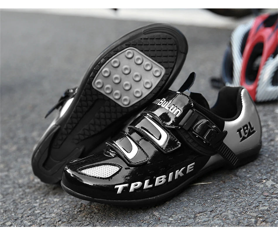 Professional Racing Road Bike Cycling Shoes Men Outdoor Non-Slip MTB Bicycle Sneakers Breathable Self-Locking Sports Cleat Shoes