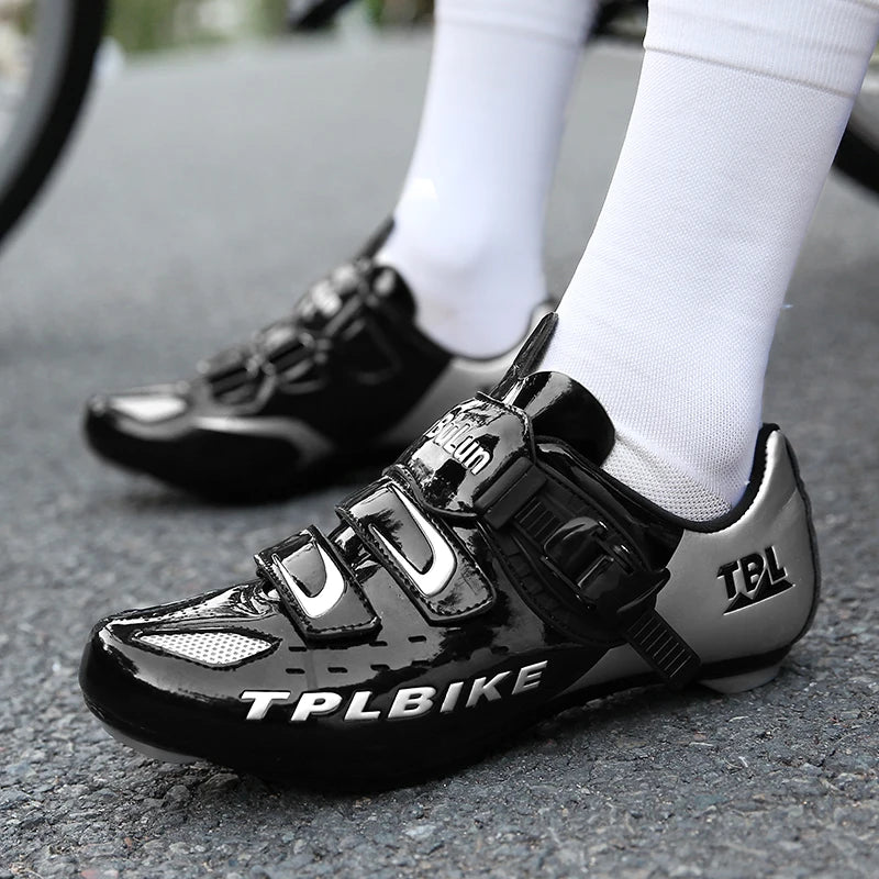 Professional Racing Road Bike Cycling Shoes Men Outdoor Non-Slip MTB Bicycle Sneakers Breathable Self-Locking Sports Cleat Shoes