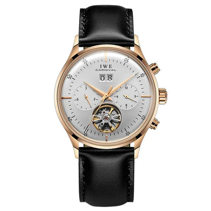 Montre CARNIVAL Mechanical Dress Watches for Men Brands Luxury Sapphire Automatic Wristwatches Mens Waterproof 2025 Reloj Hombre
