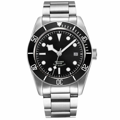 Luxury Customizable Logo Waterproof Japan nh35 Automatic Mechanical Wristwatch Full Steel Sapphire Men Watch Dress Male Clock