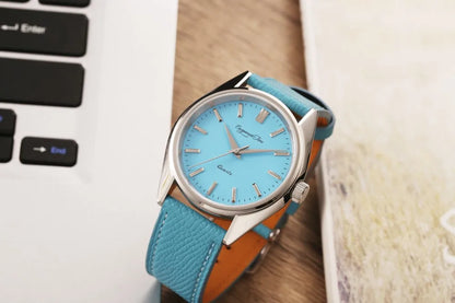 【Tempo de escape】Relógio de quartzo com caixa de 40 mm, VH31, ponteiros com tratamento térmico