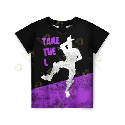 T-shirt Infantil Unissexo com Impressão 3D da Mascote Fortnite, Moda de Verão, Casual para Meninos e Meninas, Roupa Infantil, Tops T-shirt