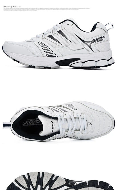 BONA  New Design Style Men Shoes Breathable Popular Men Running Shoes Outdoor Sneaker Sports Shoes Comfortable