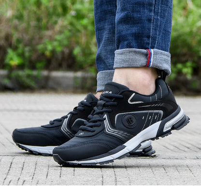 BONA Running Shoes Men Fashion Outdoor Light Breathable Sneakers Man Lace-Up Sports Walking Jogging Shoes Man Comfortable