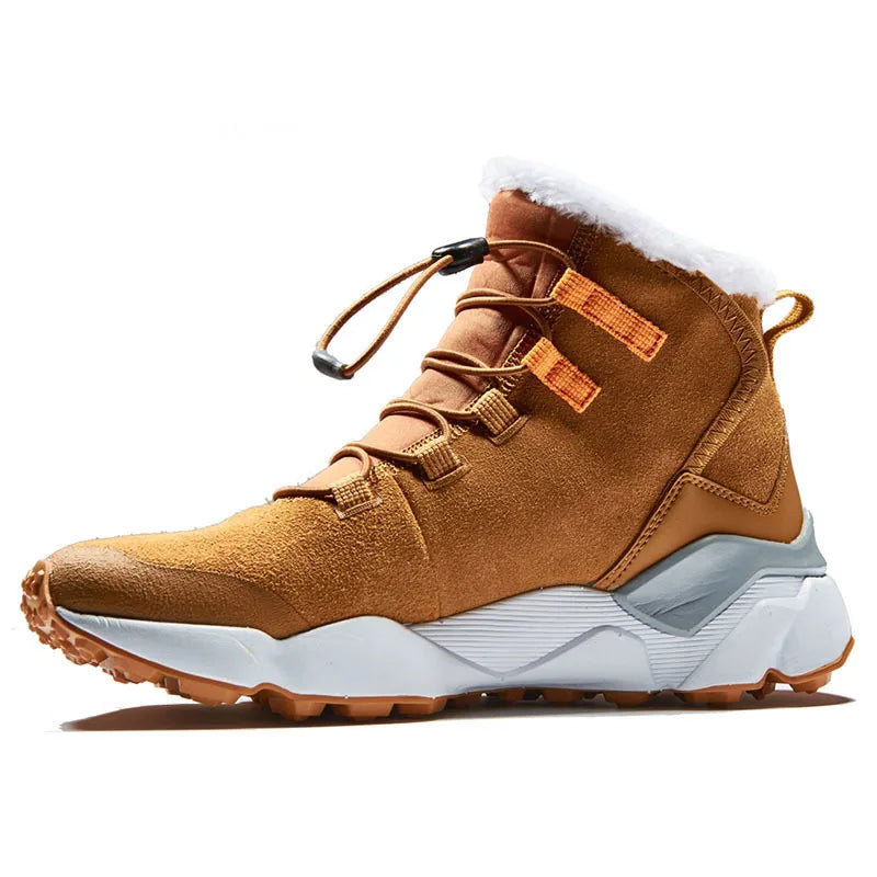 RAX Snow Boots Men Outdoor Sports Sneakers  for Men Women Hiking Boots Waterproof Plush Lining Trekking Boots Anti-slip Toursim