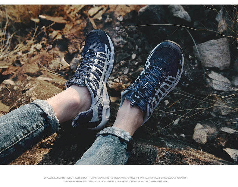 MIXIDELAI New Summer Men Sneakers Fashion Spring Outdoor Shoes Men Casual Men'S Shoes Comfortable Mesh Shoes For Men Size 39-46