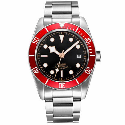 Luxury Customizable Logo Waterproof Japan nh35 Automatic Mechanical Wristwatch Full Steel Sapphire Men Watch Dress Male Clock