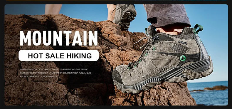 HUMTTO Brand Hiking Boots for Men Sneakers New Summer Trekking Sandals Male Breathable Outdoor Walking Climbing Water Shoes Mens