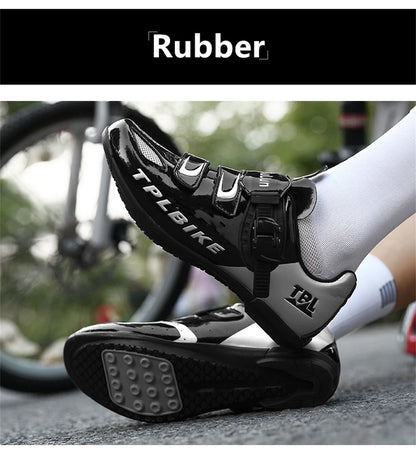 Professional Racing Road Bike Cycling Shoes Men Outdoor Non-Slip MTB Bicycle Sneakers Breathable Self-Locking Sports Cleat Shoes