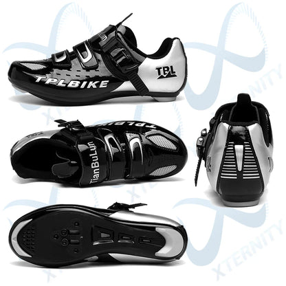 Professional Racing Road Bike Cycling Shoes Men Outdoor Non-Slip MTB Bicycle Sneakers Breathable Self-Locking Sports Cleat Shoes