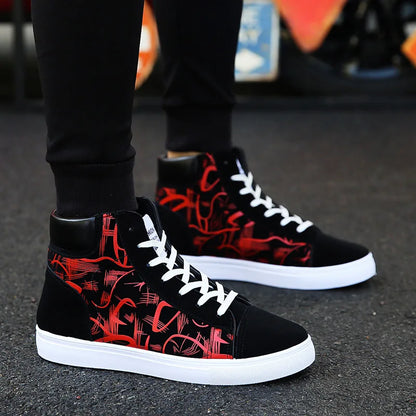Men Casual Skateboarding Shoes High Top Sneakers Sports Shoes Men Outdoor Breathable Street Walking Shoes 48 Chaussure Homme 47