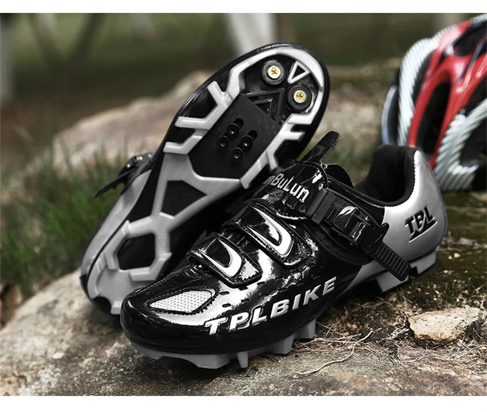 Professional Racing Road Bike Cycling Shoes Men Outdoor Non-Slip MTB Bicycle Sneakers Breathable Self-Locking Sports Cleat Shoes