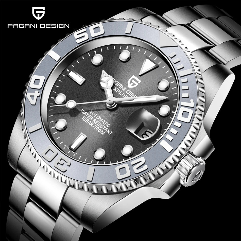 2025 New PAGANI DESIGN PD-1651 V3 Men Mechanical Watch Luxury Sapphire Glass Automatic Watch 40MM Stainless Steel Watch for Men
