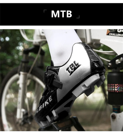 Professional Racing Road Bike Cycling Shoes Men Outdoor Non-Slip MTB Bicycle Sneakers Breathable Self-Locking Sports Cleat Shoes