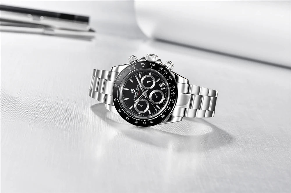 2026 New PAGANI DESIGN Brand Luxury Quartz Watch Sapphire Waterproof Luminous Men watch Japan VK63 Movt All Steel Chronograph