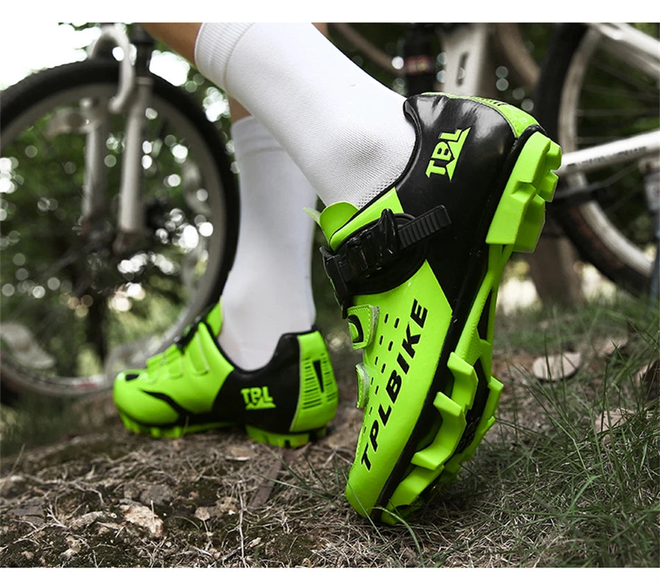 Professional Racing Road Bike Cycling Shoes Men Outdoor Non-Slip MTB Bicycle Sneakers Breathable Self-Locking Sports Cleat Shoes