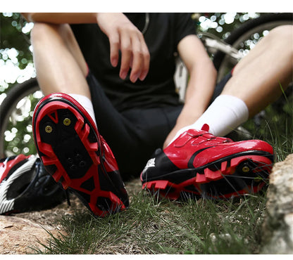 Professional Racing Road Bike Cycling Shoes Men Outdoor Non-Slip MTB Bicycle Sneakers Breathable Self-Locking Sports Cleat Shoes