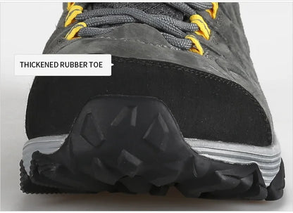 HUMTTO Waterproof Sneakers for Men Hiking Shoes Leather Trekking Boots Women Camping Hunting Mens Mountain Tactical Ankle Boots