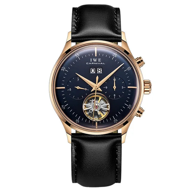 Montre CARNIVAL Mechanical Dress Watches for Men Brands Luxury Sapphire Automatic Wristwatches Mens Waterproof 2025 Reloj Hombre