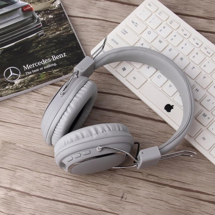 SODO SD-1004 Wireless Bluetooth 5.3 Headphones, Foldable HiFi Stereo Over-Ear Headphones with Mic, 40mm Driver, TF Card & FM Radio