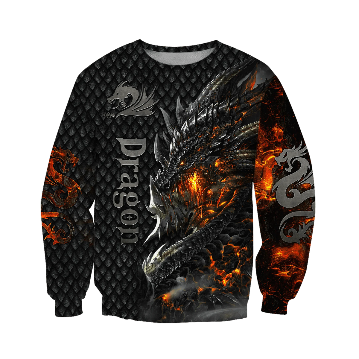 Krásná pánská unisex mikina s kapucí s celoplošným 3D potiskem ohnivého draka, podzimní streetwear, ležérní bunda, tepláková souprava KJ749