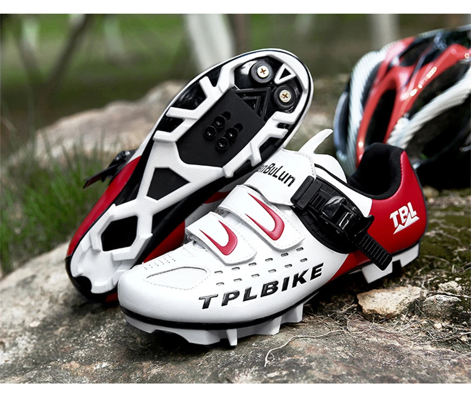 Professional Racing Road Bike Cycling Shoes Men Outdoor Non-Slip MTB Bicycle Sneakers Breathable Self-Locking Sports Cleat Shoes