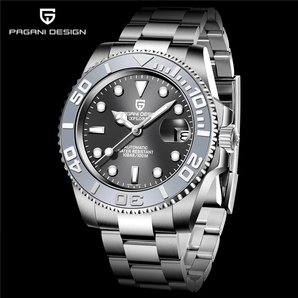 2025 New PAGANI DESIGN PD-1651 V3 Men Mechanical Watch Luxury Sapphire Glass Automatic Watch 40MM Stainless Steel Watch for Men