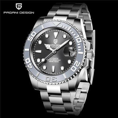 2025 New PAGANI DESIGN PD-1651 V3 Men Mechanical Watch Luxury Sapphire Glass Automatic Watch 40MM Stainless Steel Watch for Men