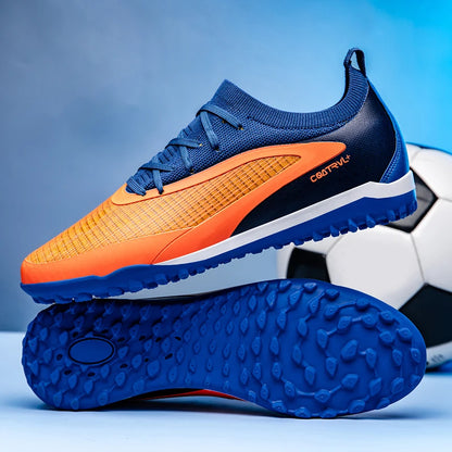 New Men Football Boots Non Slip Soccer Shoes Sport Outdoor Cleats Breathable Adult Long Spikes Training Boys Match Comfortable