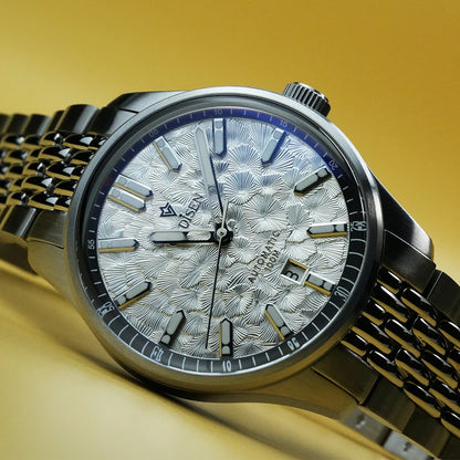 CADISEN 2026 Automatic Mechanical Men's Watch Blue Dial Business Casual 10ATM Waterproof Japan MIYOTA 8215 Movement Wristwatch