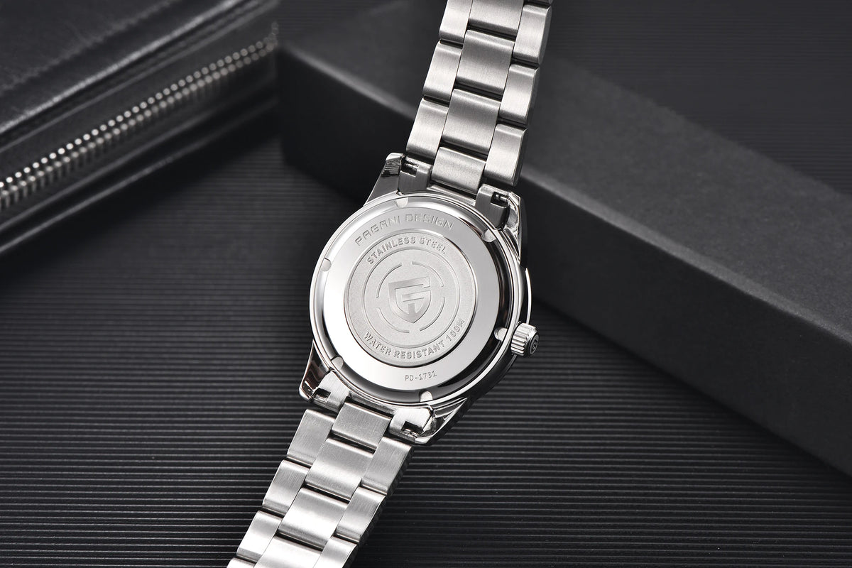 2025 PAGANI DESIGN 38MM Men's Classic Fashion Quartz Watches PD1731 VH31 Mov Stainless Steel Sport Waterproof Clock reloj hombre