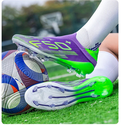New Men's Soccer Shoes Grass Football Boots Ultralight Sport Comfortable Indoor Cleats Non Slip Fg Turf Futsal Adult Non-Slip