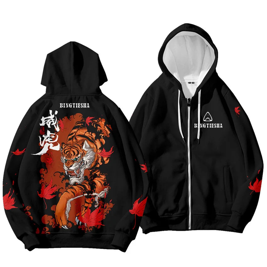 3D tištěné oblečení k čínskému novému roku – pánské mikiny s kapucí pro děti, módní mikina s motivem draka, cool streetwearový top