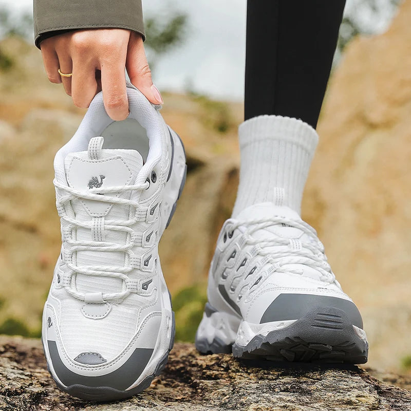 Men Women Hiking Shoes Non-slip Trekking Outdoor Sneakers Sports Shoes Camping Training Jogging Breathable Climbing Trail Shoes