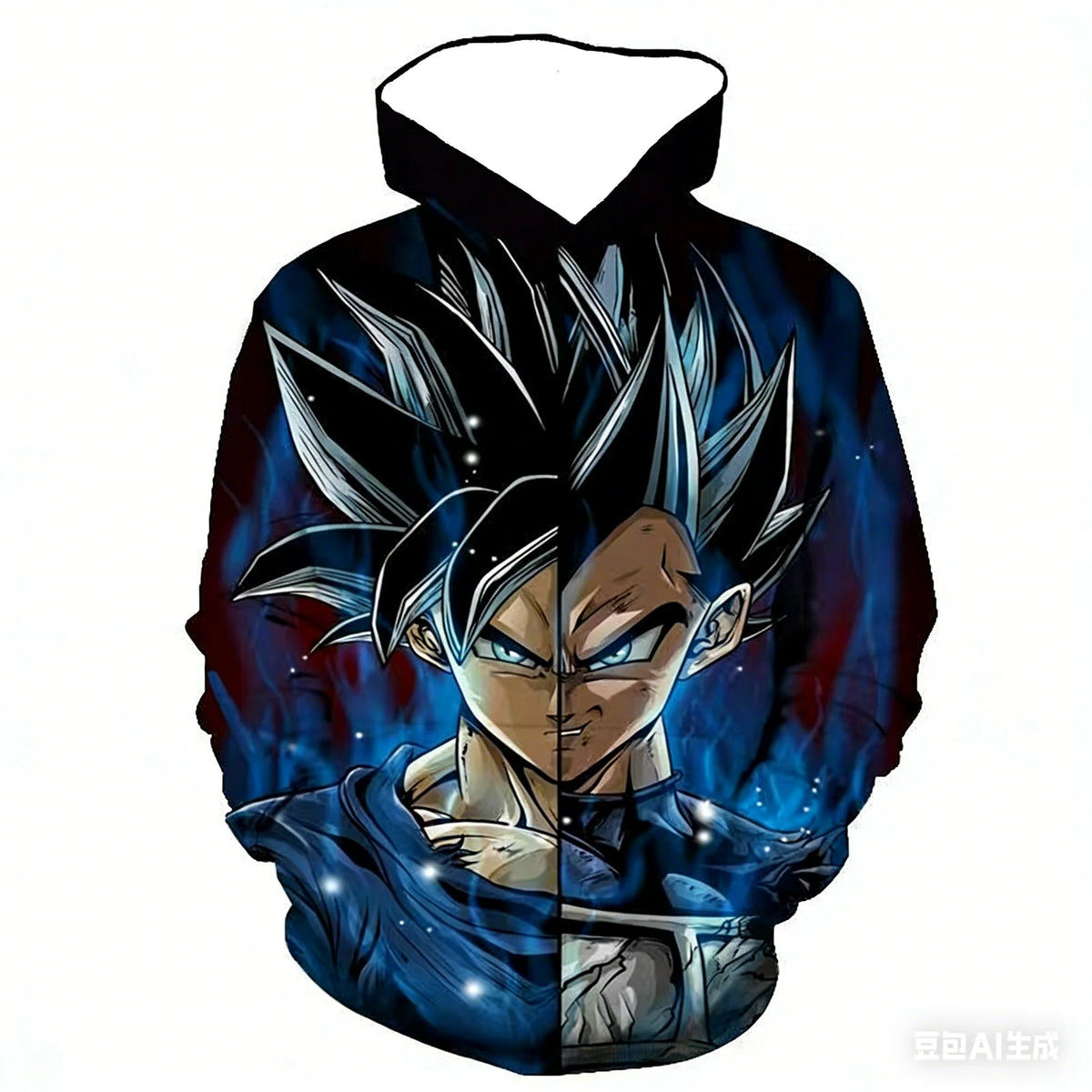2025 Hot Sale Trend Hip-Hop Hooded Sweatshirt Kids Adults Dragon Ball Battle Suit 3D Print Hoodie Sports Sweatshirt Top Clothing