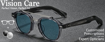 CATERSIDE Classic Square Sunglasses Men Core Insert Temple Luxury Brand Sun Glasses Women Travel Beach Party Festival Gifts