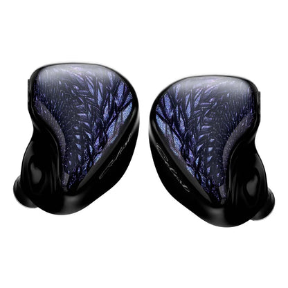 Celest Wyvern Black In-Ear Monitor Wired IEM Gaming Earbuds with Microphone HiFi Bass 10mm Driver Detachable Cable