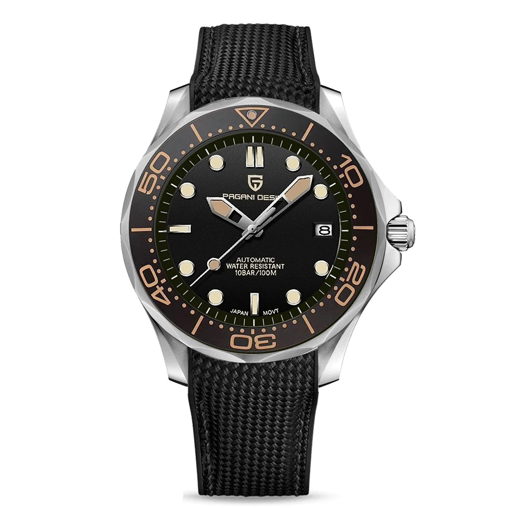 PAGANI DESIGN Men Watches 2026 New 007 Retro Luxury Automatic Watch For Men Mechanical Wristwatch Men Stainless steel Waterproof