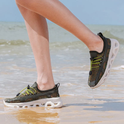 2026 Men Women Quick-Dry Wading Shoes Water Breathable AquaIn Upstream Antiskid Outdoor Sports Wearproof Beach Sneakers 39-46
