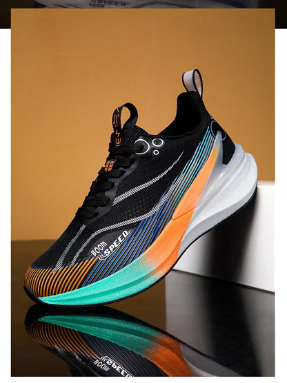 2025 Men's and Women's Professional Carbon Plate Marathon Running Shoes Shock Absorption Ultra-light Stable Support Sports Shoes
