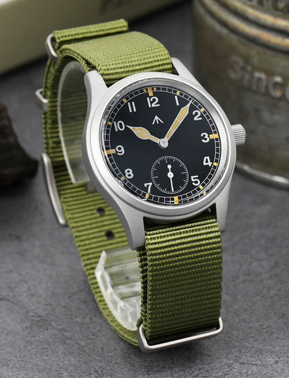Militado D12 Quartz Watch Men VD78 Movement Domed Sapphire Crystal V2 Clear AR Coating Wristwatch 10Bar Water Resistance Watches