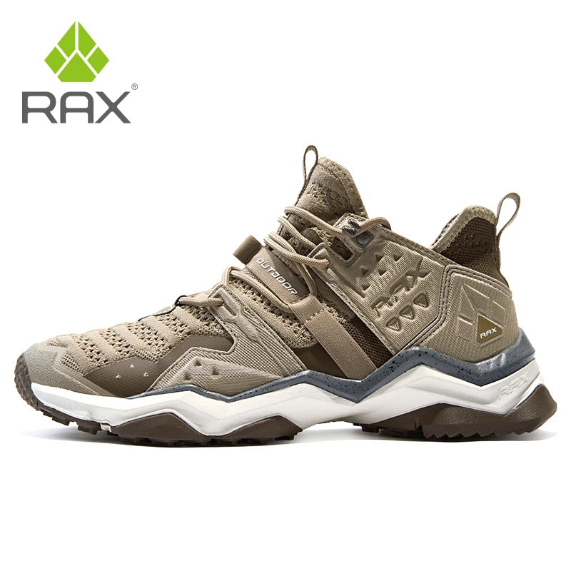 Rax  Men Hiking Shoes  Breathable Outdoor Sports Sneakers for Men Lightweight Mountain Climbing Trekking Shoes Lightweight Shoes