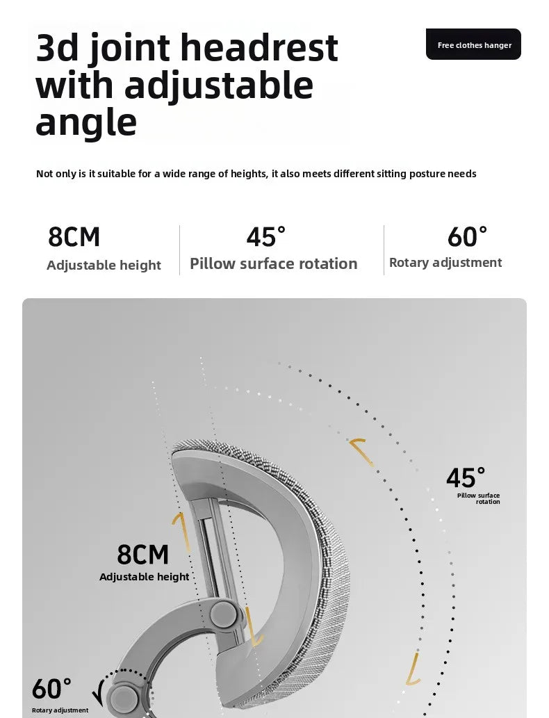 Ergonomic Office Chair with 10D Armrest, Adjustable Height Gaming Chair, Minimalist Computer Chair with Lumbar Support for Study & Work