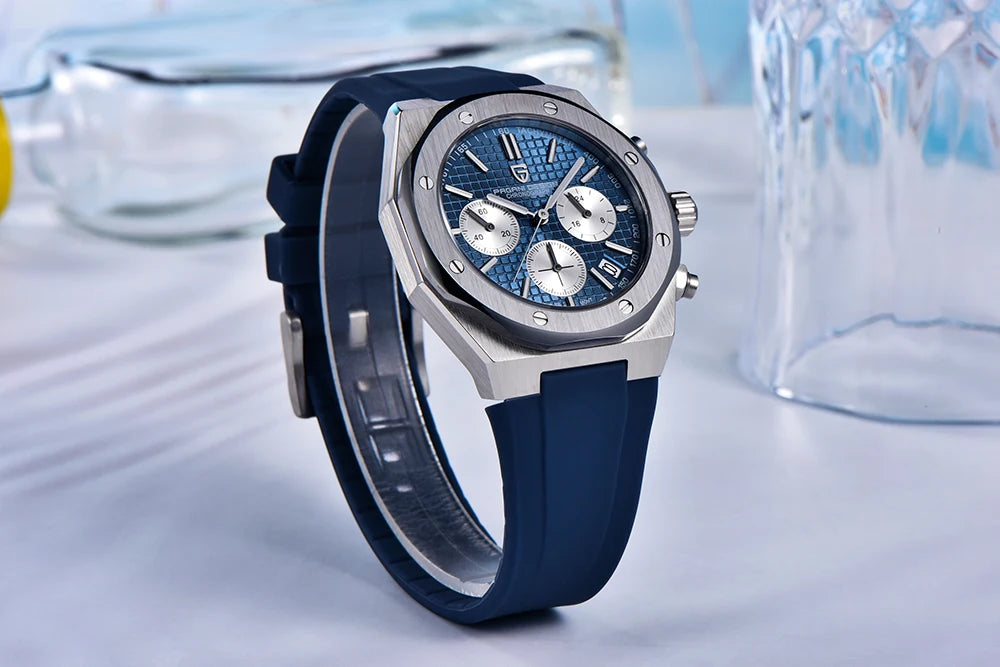 PAGANI DESIGN 2026 New VK63 Men's Business Quartz Watch Sapphire Stainless Steel 20Bar Waterproof Sports Chronometer Code Watch