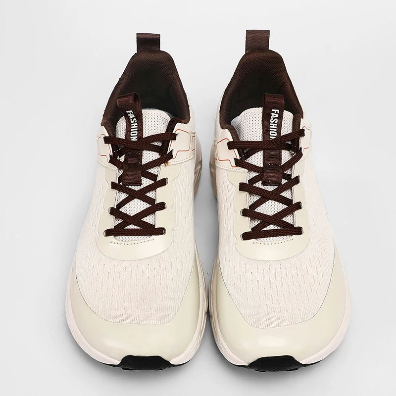 Wide Box Toe Sneakers Platform Soles Fashion Casual Sports Shoes Men Running Walking