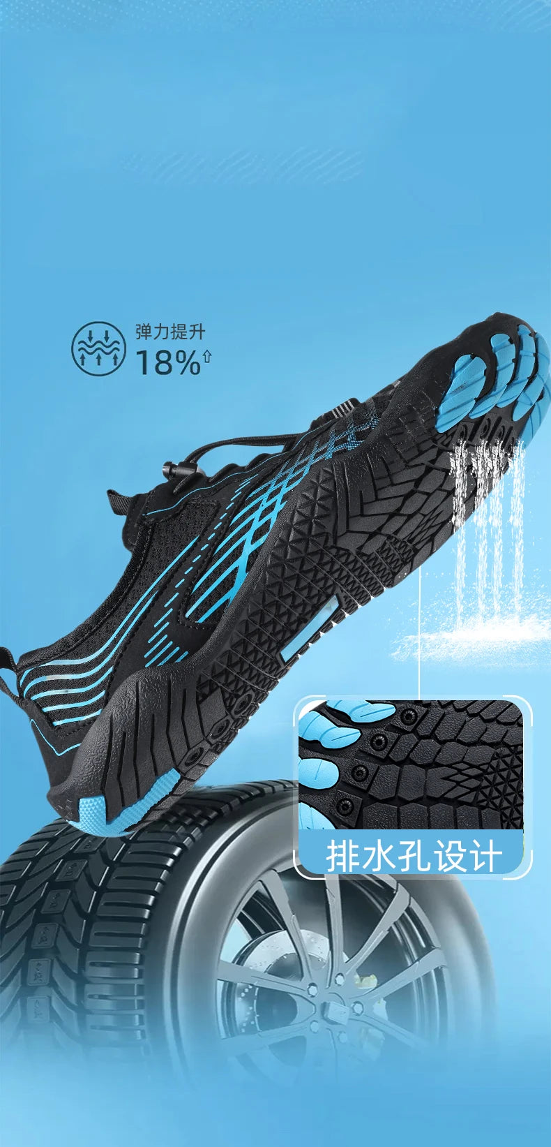 Neutral Comfort Barefoot Shoes Water Sports Shoes Fitness Running Fitness Shoes Outdoor Beach Quick Drying Breathable Shoes