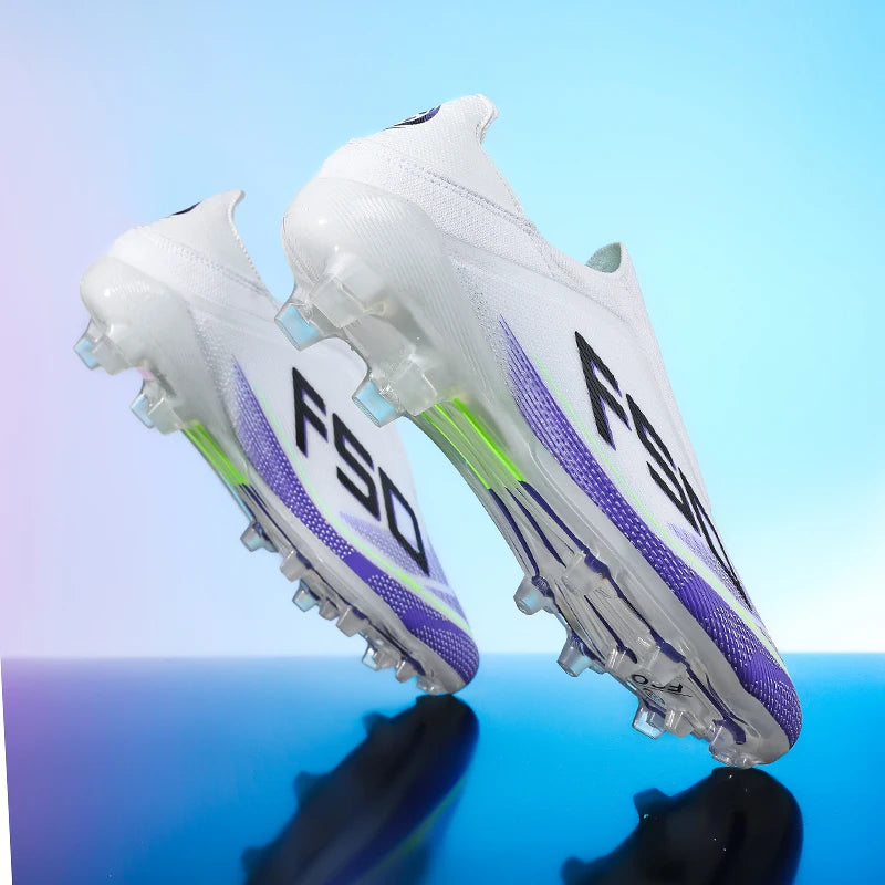 Men Soccer Cleats Professional Football Boots Society Turf Breathable Mesh Youth Soccer Shoes Anti Skid Male Sneakers Chuteira