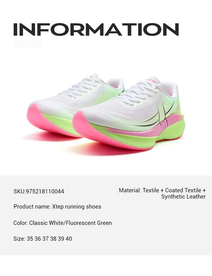 Xtep 360X 2.0 profesionální maratonské běžecké boty, pánské závodní sportovní tréninkové boty s karbonovou deskou a tlumením nárazů 975219110035
